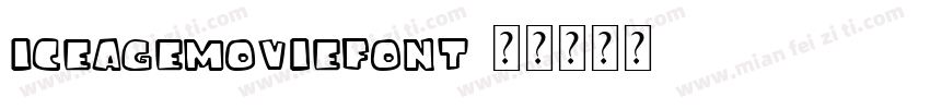 IceAgeMovieFont字体转换