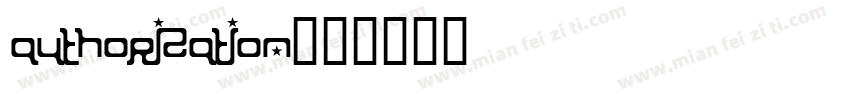 Authorization字体转换