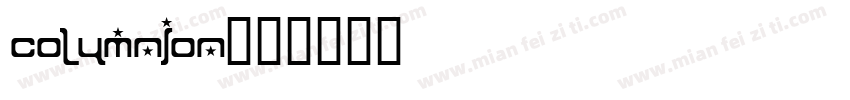 Columnion字体转换