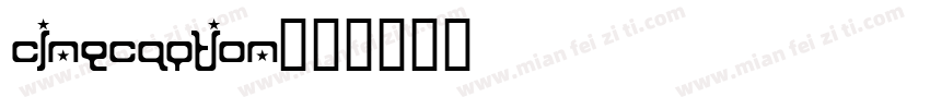 cinecaption字体转换