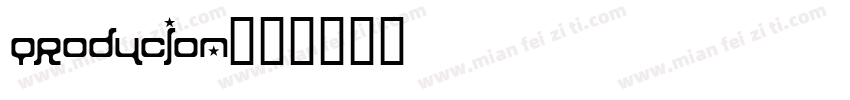 producion字体转换