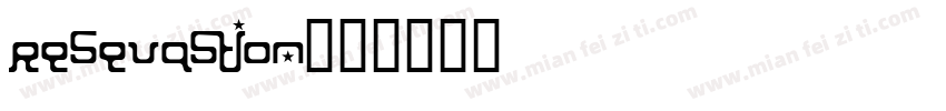 resevastion字体转换