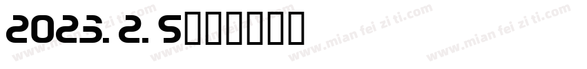2023.2.5字体转换