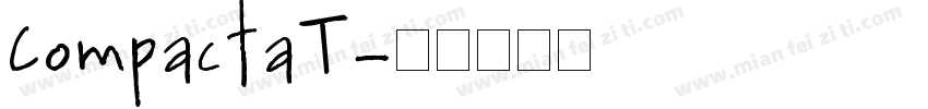 CompactaT字体转换