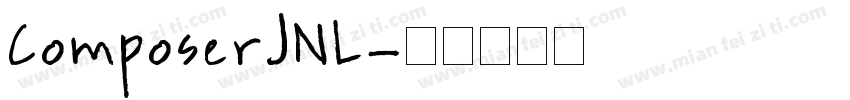 ComposerJNL字体转换