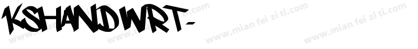 kshandwrt字体转换