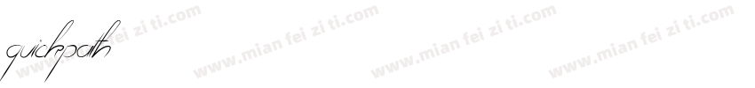 quickpath字体转换