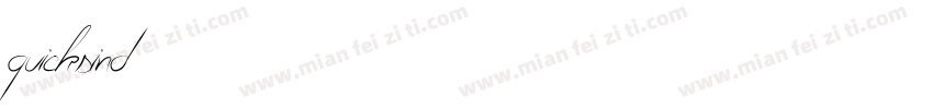 quicksind字体转换