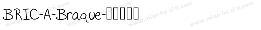 BRIC-A-Braque字体转换