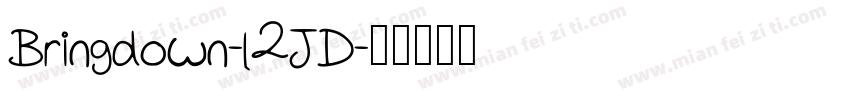 Bringdown-l2JD字体转换