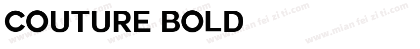 Couture-Bold字体转换