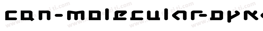 CQN-Molecular-Dynamo-Regular字体转换
