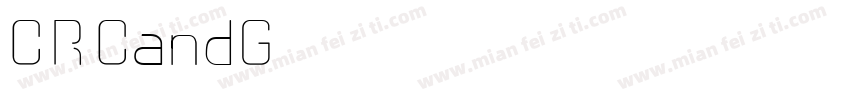 CRCandG字体转换