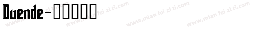 Duende字体转换