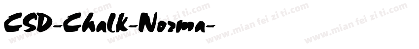 CSD-Chalk-Norma字体转换