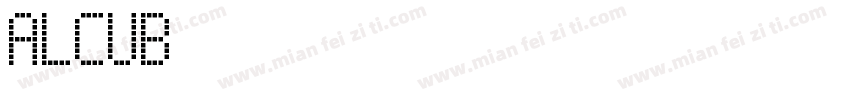 alcub字体转换
