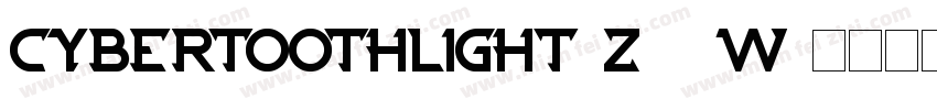 CybertoothLight-z42w字体转换