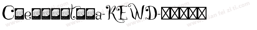 Czechgotika-KEWD字体转换