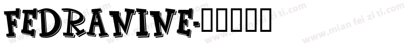 fedranine字体转换