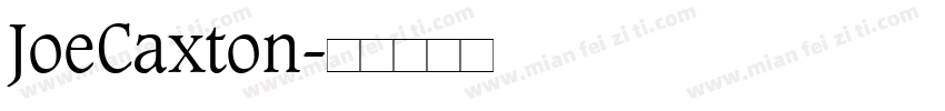 JoeCaxton字体转换