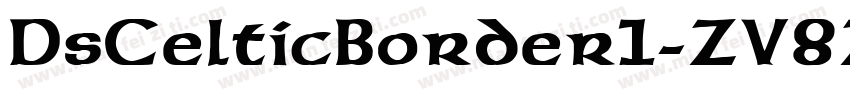 DsCelticBorder1-ZV8Z字体转换