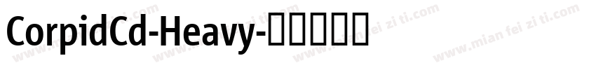 CorpidCd-Heavy字体转换