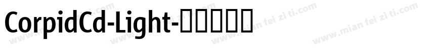 CorpidCd-Light字体转换