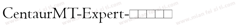 CentaurMT-Expert字体转换