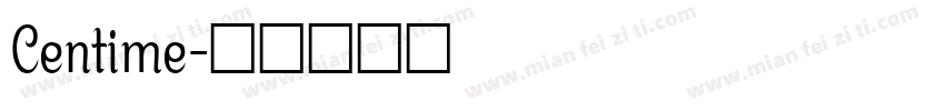 Centime字体转换