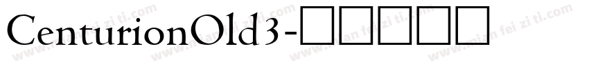 CenturionOld3字体转换