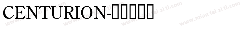 CENTURION字体转换