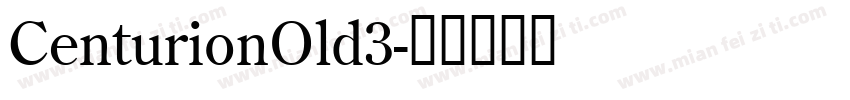 CenturionOld3字体转换
