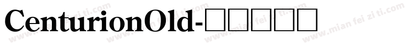 CenturionOld字体转换