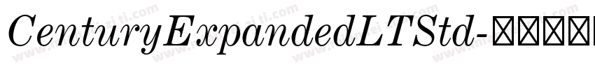 CenturyExpandedLTStd字体转换