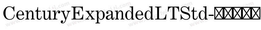CenturyExpandedLTStd字体转换