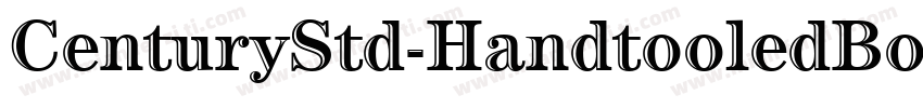 CenturyStd-HandtooledBold字体转换