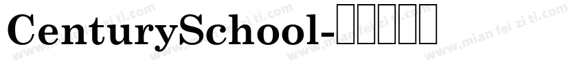 CenturySchool字体转换
