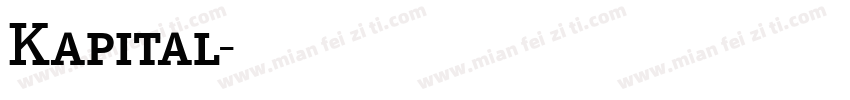 Kapital字体转换