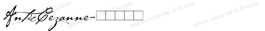 AnticCezanne字体转换