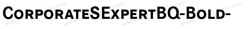 CorporateSExpertBQ-Bold字体转换
