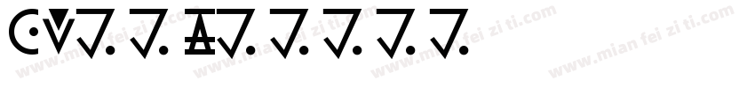ch超粗字体转换