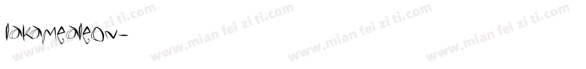 LAKAMEALEON字体转换