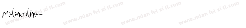 Melancoline字体转换