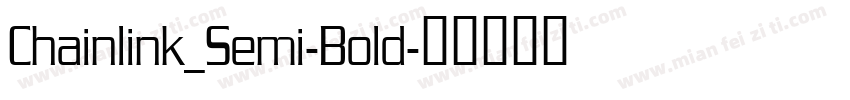 Chainlink_Semi-Bold字体转换