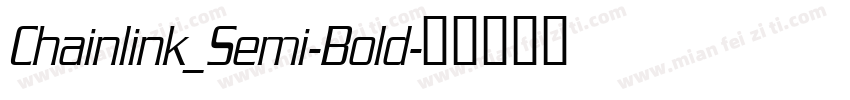 Chainlink_Semi-Bold字体转换