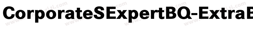 CorporateSExpertBQ-ExtraBoldOsF字体转换