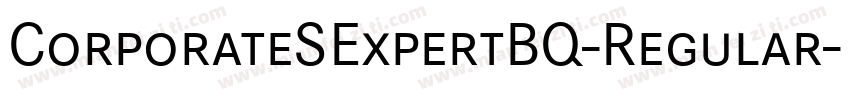 CorporateSExpertBQ-Regular字体转换