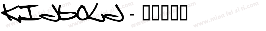 kidbold字体转换