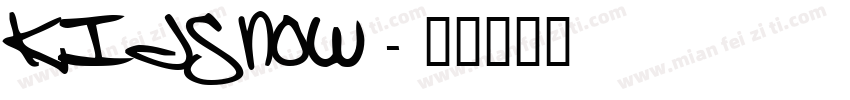 kidsnow字体转换