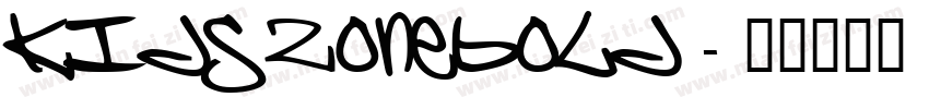 kidszonebold字体转换